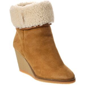 Isabel Marant Totam Suede & Shearling Boot, Beige